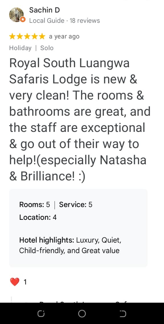 Google review — Sachin D